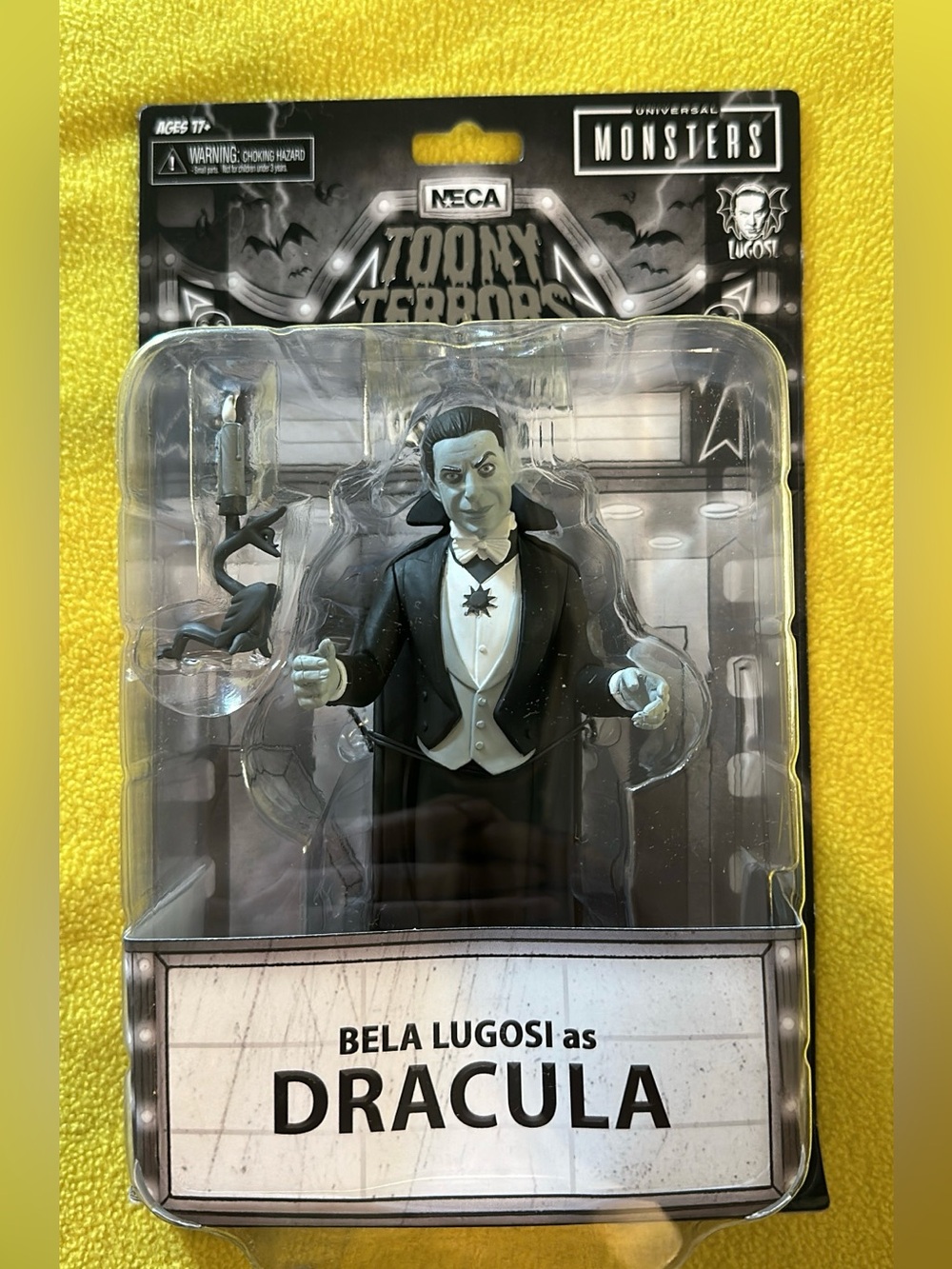 NECA Toony Terrors Silver Screen Edition action figure of Bela Lugosi as Dracula